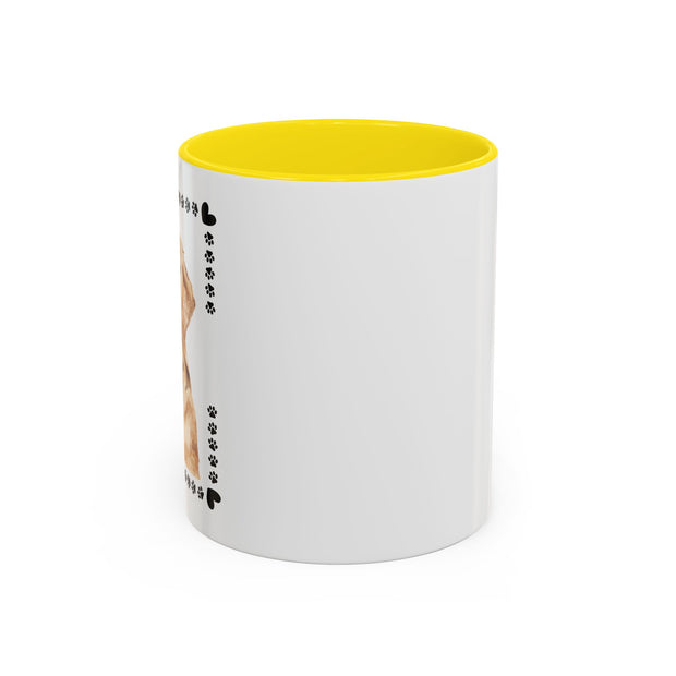 Geeky Good Golden Retriever Accent Coffee Mug