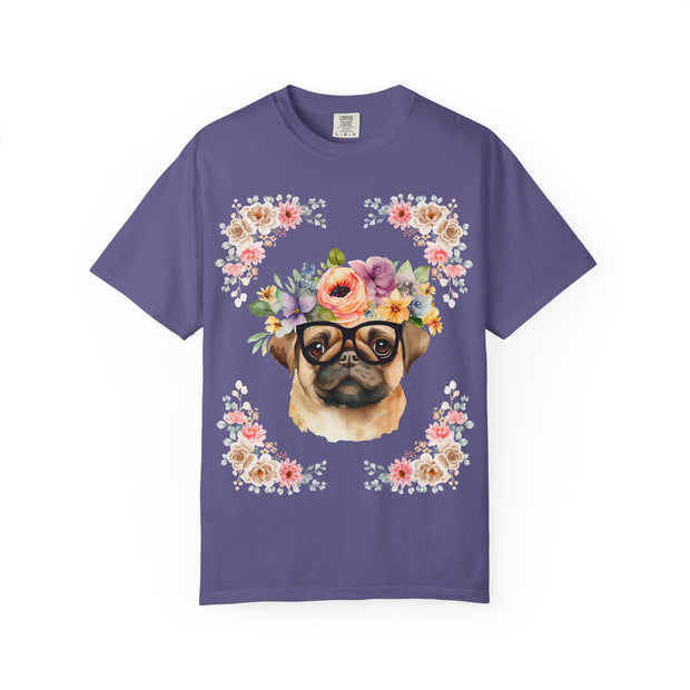 Geeky Goddess Pug Unisex T-Shirt