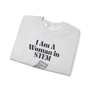 'I Am A Woman in STEM' Mathematics Unisex Crewneck Sweatshirt