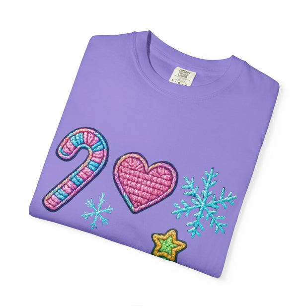 Festive Gamer T-Shirt, Christmas Tee, Gamer Shirt, Holiday Apparel, Unisex Christmas Gift, Cute Gaming T-Shirt