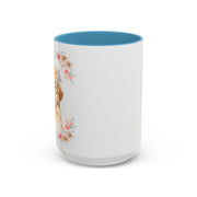 Geeky Goddess Golden Retriever Accent Coffee Mug