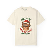 'Meowy Christmas Anyway' Unisex T-Shirt