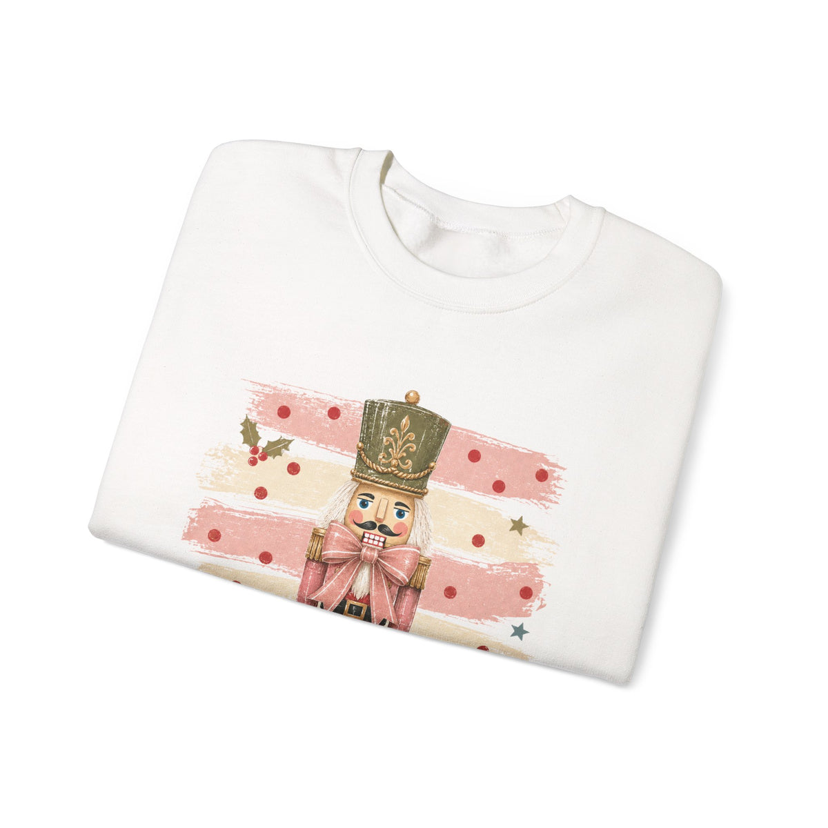 Coquette Nutcracker Sweatshirt, Pink Bow Christmas Crewneck, Nutcracker Christmas Shirt, Girly Holiday Sweatshirt, Vintage Christmas Gift