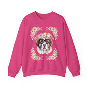 Geeky Goddess Saint Bernard Unisex Crewneck Sweatshirt