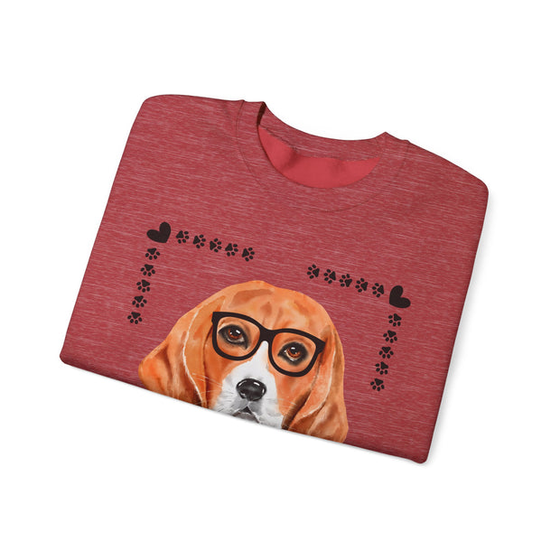 Geeky Good Beagle Unisex Crewneck Sweatshirt