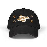 'Leo' Denim Embroidered Cap