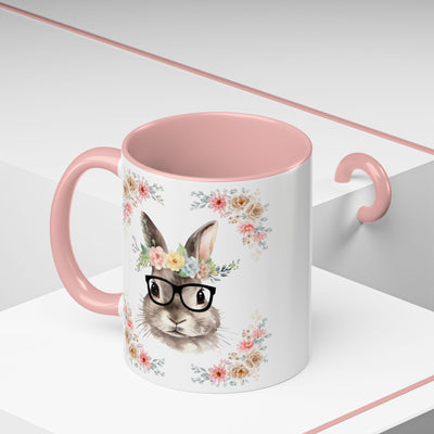 Geeky Goddess Bunny Accent Coffee Mug