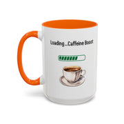 'Loading...Caffeine Boost' Accent Coffee Mug