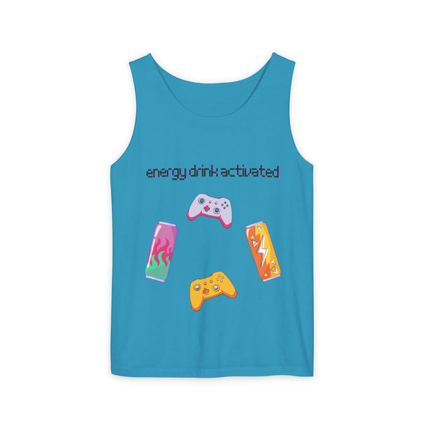 'Energy Drink Activated' Gamer Unisex Tank Top