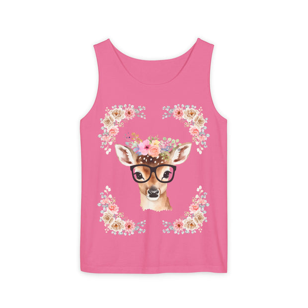 Geeky Goddess Deer Unisex Tank Top