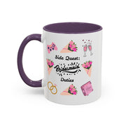 'Side Quest: Bridesmaid Duties' Accent Coffee Mug