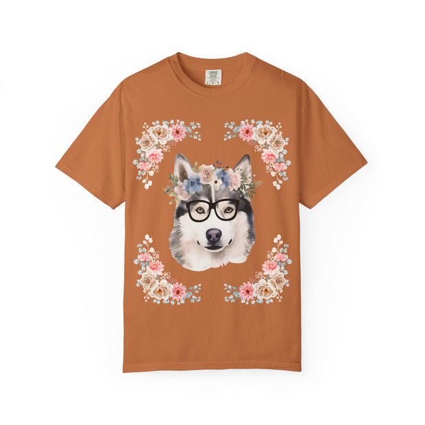 Geeky Goddess Siberian Husky Unisex T-Shirt