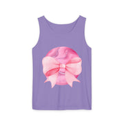 Pink Planet Wrapped In Bow Unisex Tank Top