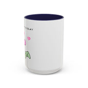 'Press Start To Slay' Accent Coffee Mug