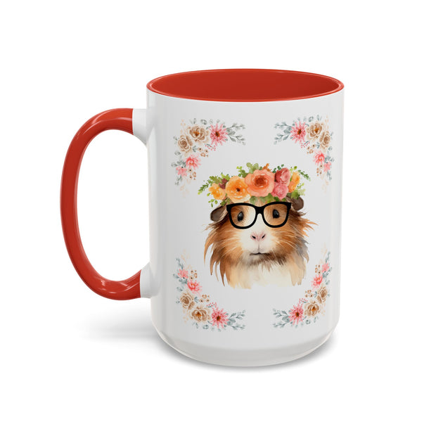 Geeky Goddess Guinea Pig Accent Coffee Mug