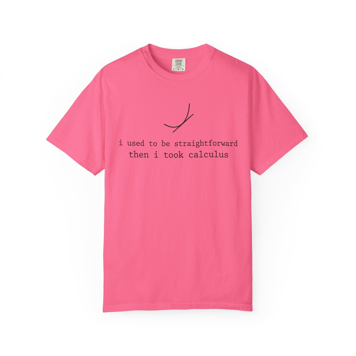 I Used to Be Straightforward Then I Took Calculus T-Shirt, Funny Math Pun Tee, Calculus Student Shirt, STEM Graphic Tee, Math Teacher Gift