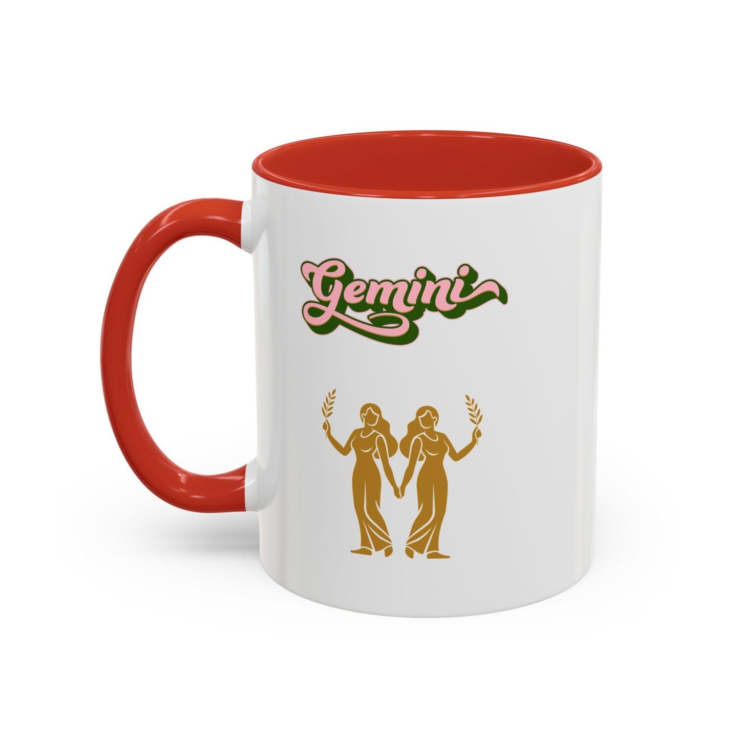 'Gemini' Zodiac Accent Coffee Mug