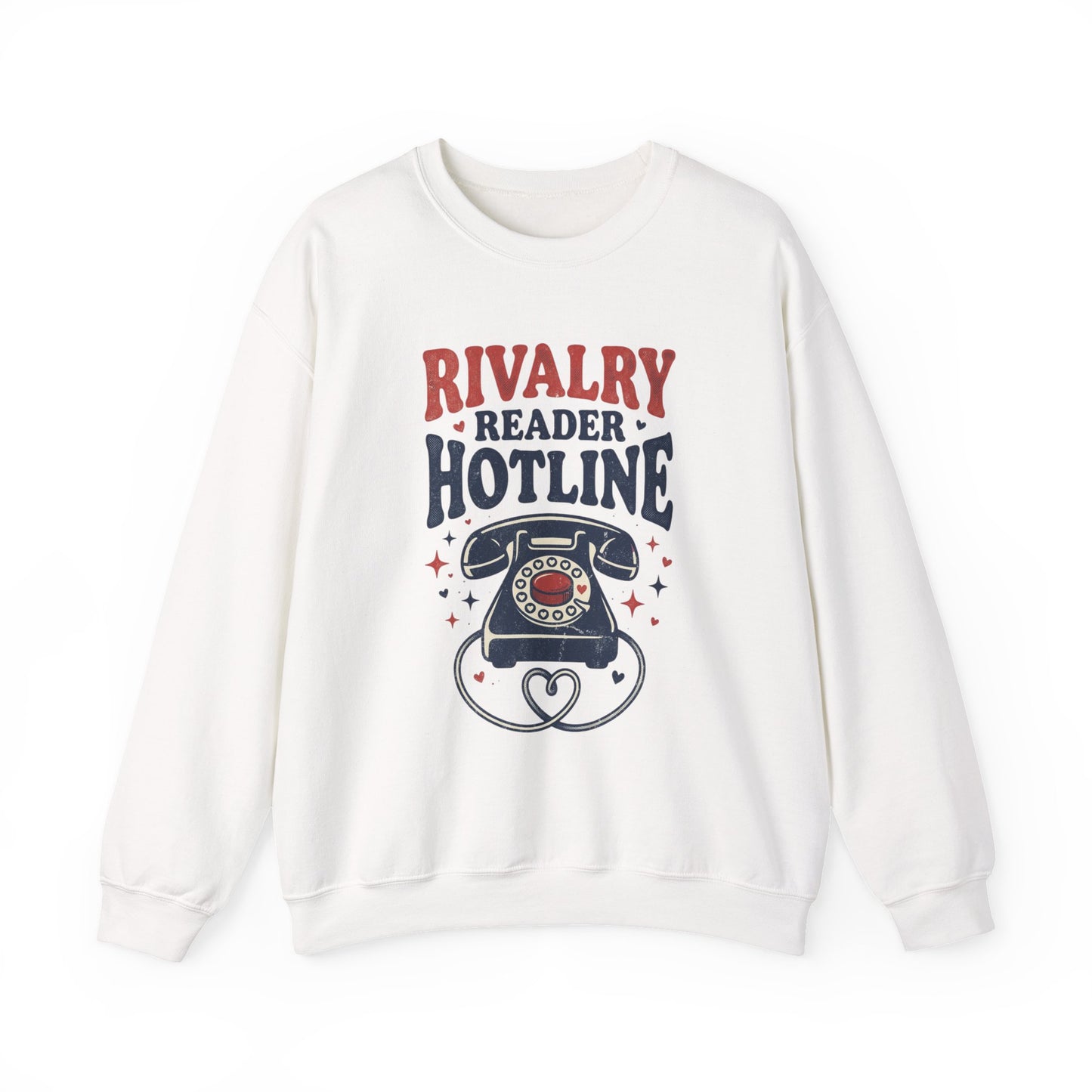 Rivalry Reader Hotline Sweatshirt, Hockey Romance Booktok Crewneck, Sports Romance Reader Pullover