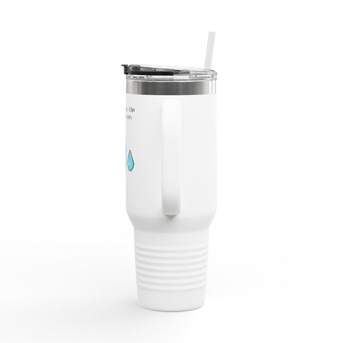 'Leveling Up Hydration' Insulated Travel Mug, 40oz