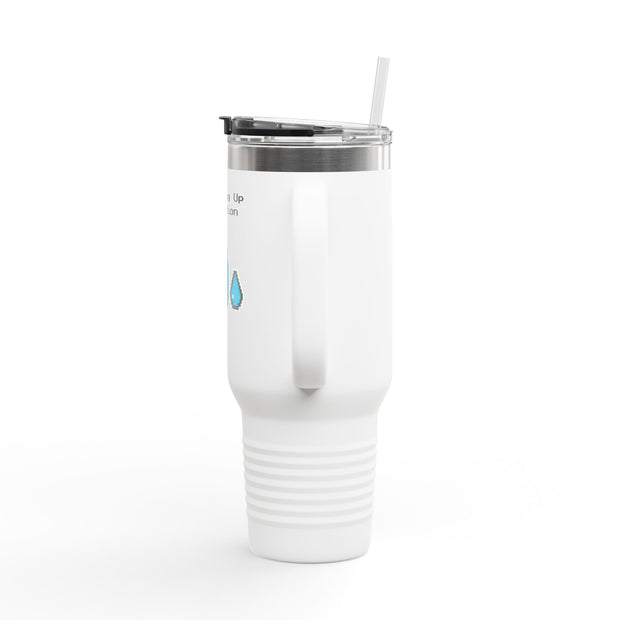 'Leveling Up Hydration' Insulated Travel Mug, 40oz