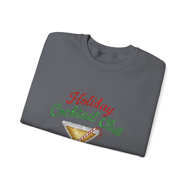Holiday Cocktail Club Sweatshirt | Lets Get Jolly Christmas Sweatshirt