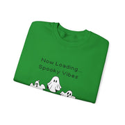 'Now Loading..Spooky Vibes' Unisex Crewneck Sweatshirt