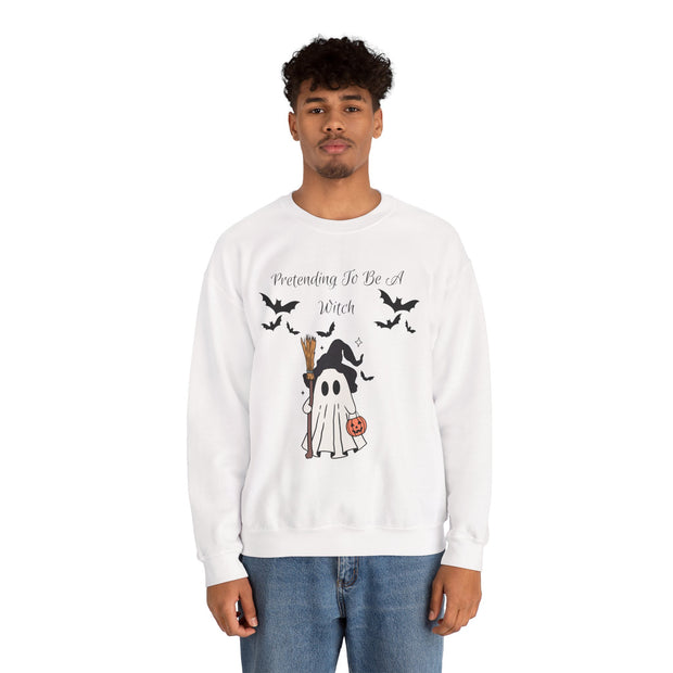 'Pretending To Be A Witch' Unisex Crewneck Sweatshirt