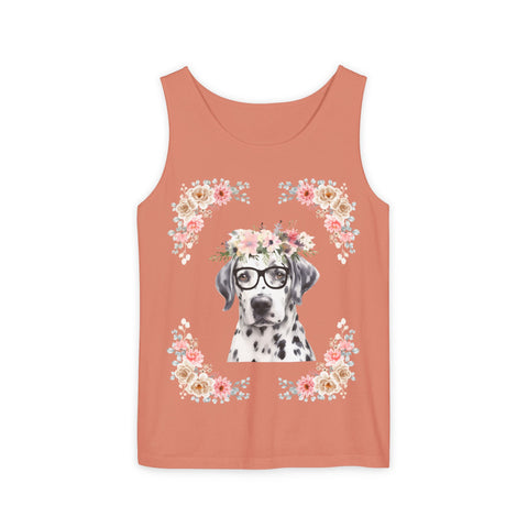 Geeky Goddess Dalmatian Unisex Tank Top