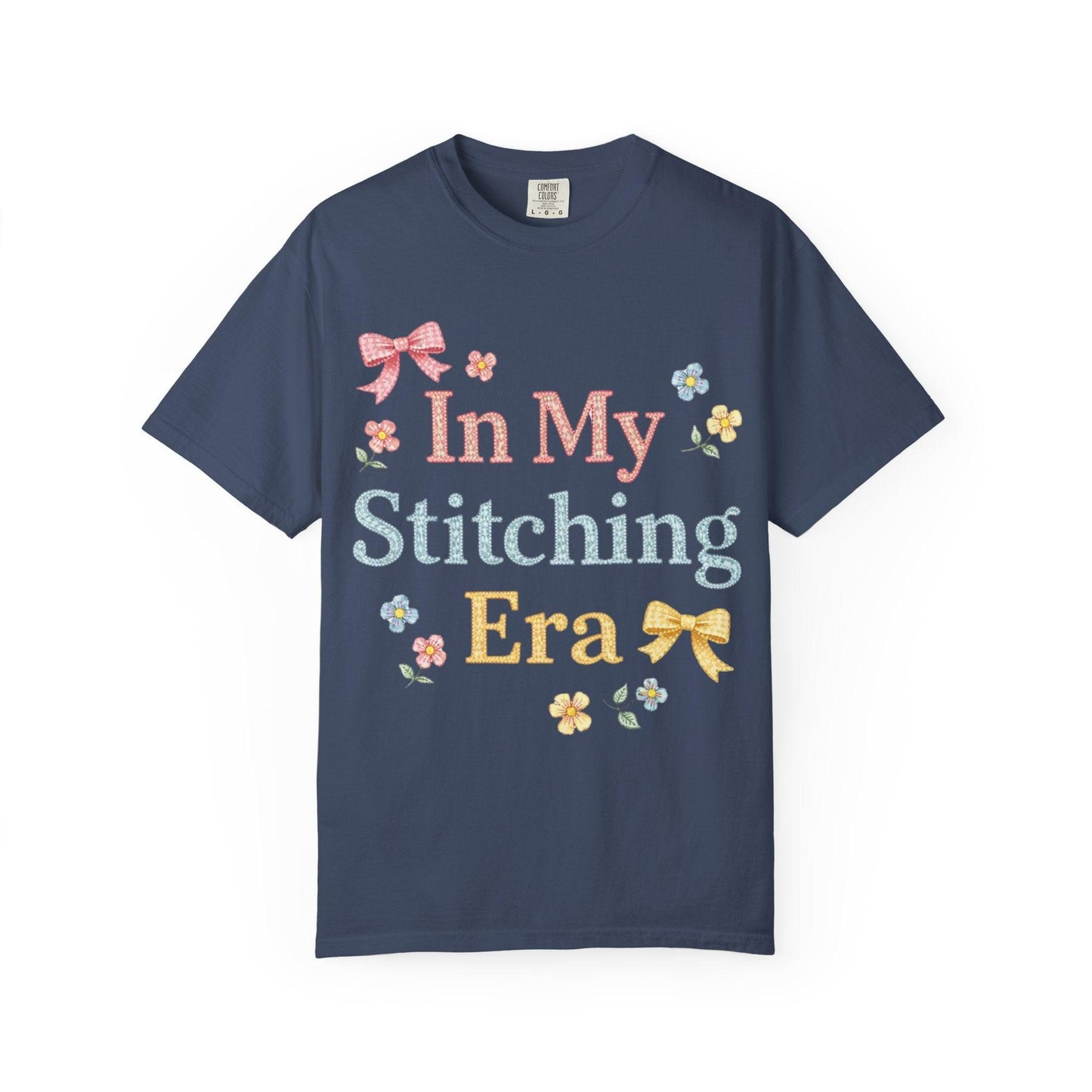 In My Stitching Era T-Shirt | Vintage Embroidery Theme