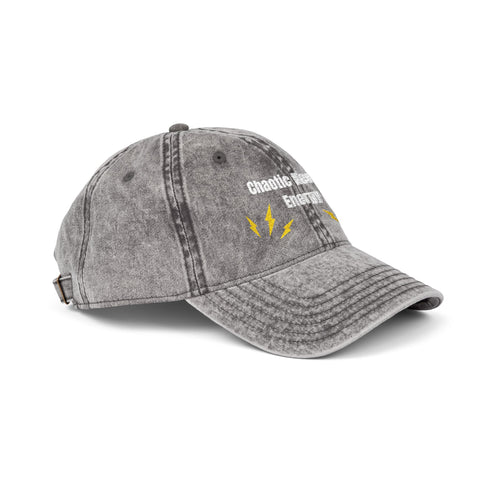 'Chaotic Neutral Energy' Vintage Embroidered Cap