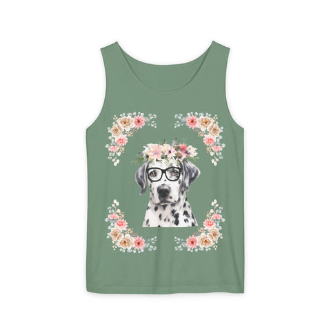 Geeky Goddess Dalmatian Unisex Tank Top