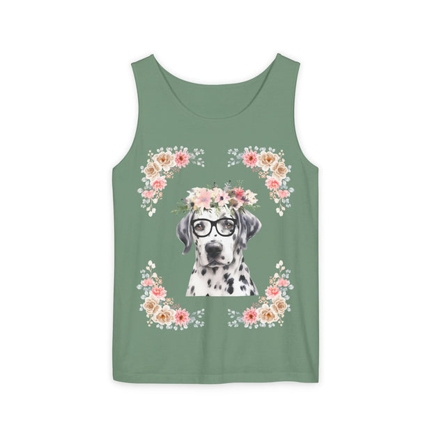 Geeky Goddess Dalmatian Unisex Tank Top