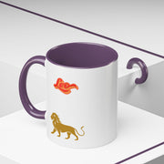 'Leo' Zodiac Accent Coffee Mug