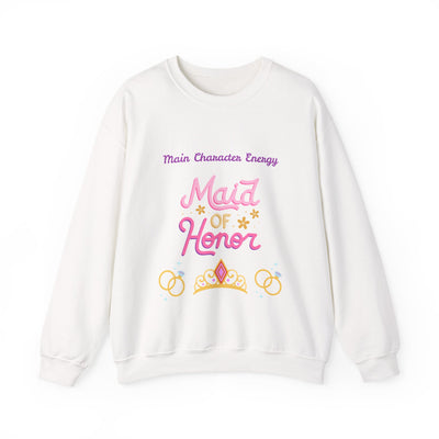 'Main Character Energy: Maid of Honor' Unisex Crewneck Sweatshirt