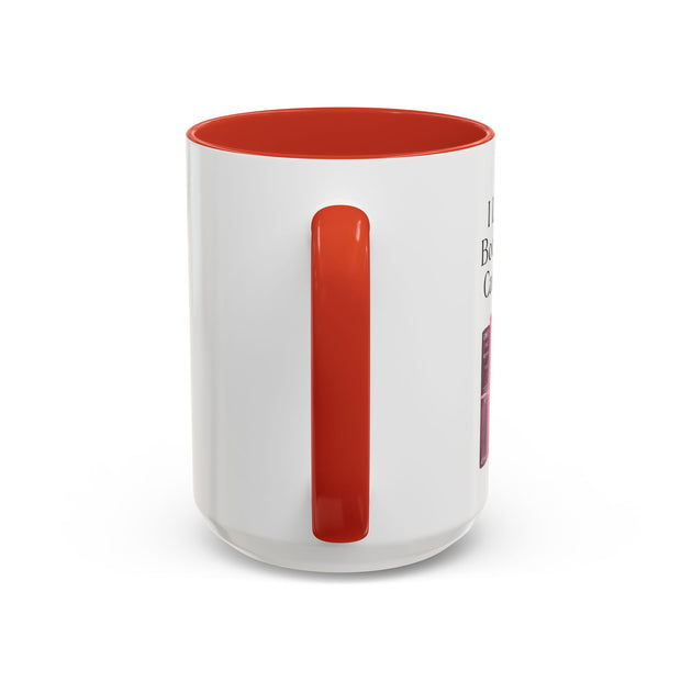 'I Like Big Books and I Cannot Lie' Accent Coffee Mug