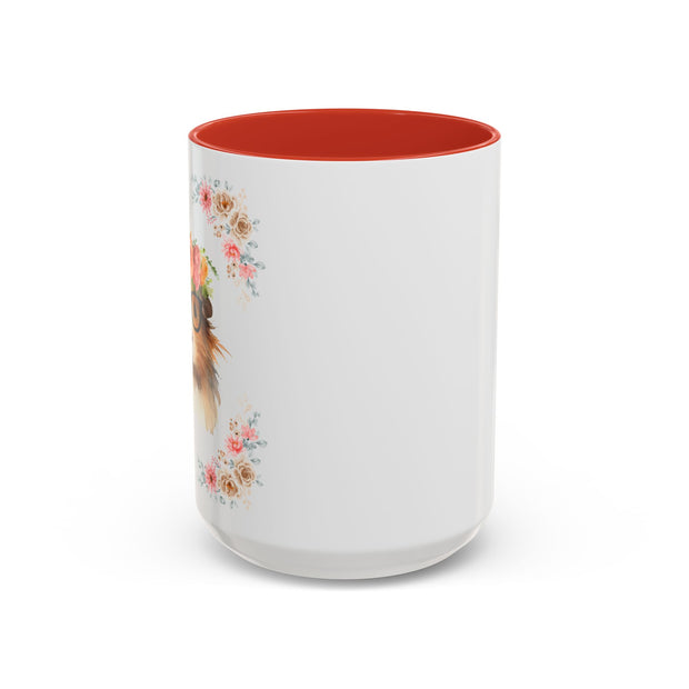 Geeky Goddess Guinea Pig Accent Coffee Mug