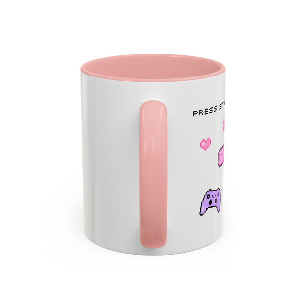 'Press Start To Slay' Accent Coffee Mug