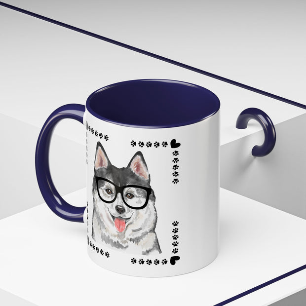 Geeky Good Siberian Husky Accent Coffee Mug