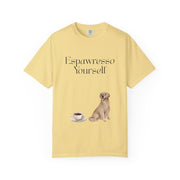 'Espawresso Yourself' Golden Retriever Unisex T-Shirt