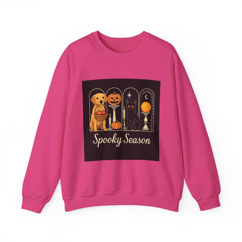 Spooky Season Golden Retriever Crewneck Sweatshirt