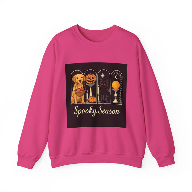 Spooky Season Golden Retriever Crewneck Sweatshirt