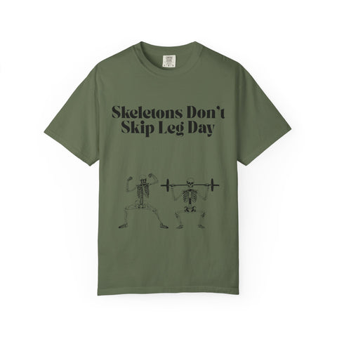 'Skeletons Don't Skip Leg Day' Unisex T-Shirt