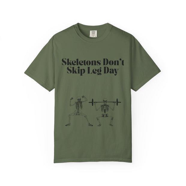 'Skeletons Don't Skip Leg Day' Unisex T-Shirt