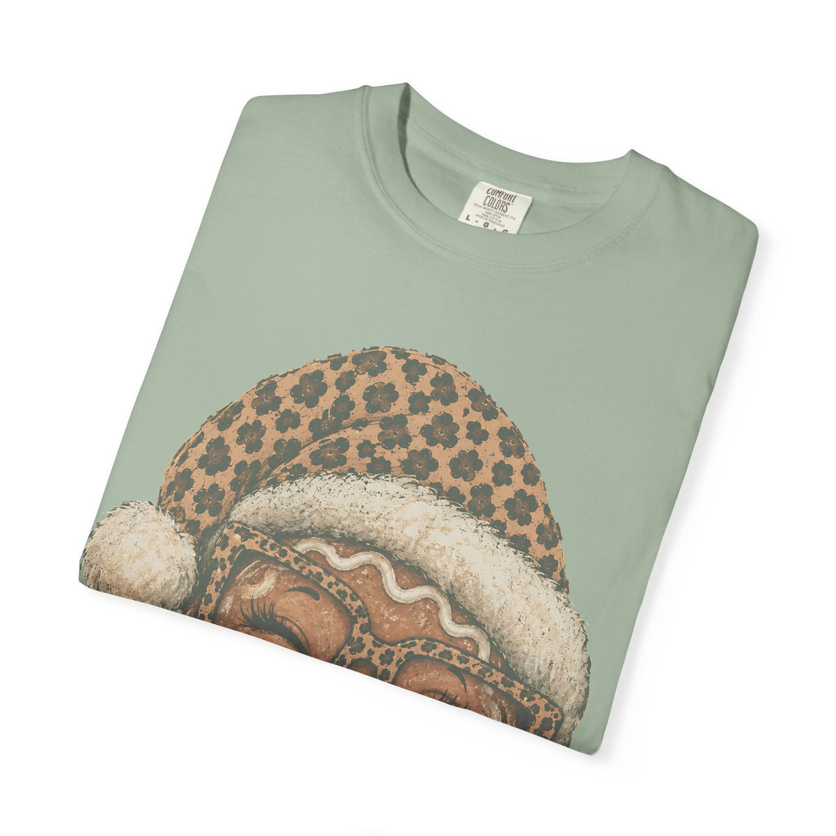 Gingerbread Christmas Shirt, Leopard Gingerbread Tee, Cute Christmas T-Shirt, Retro Holiday Shirt, Gingerbread Lover Gift for Her