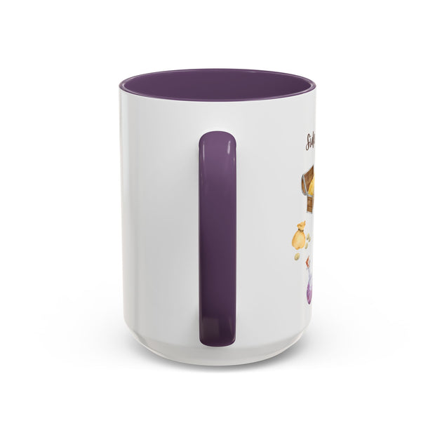 'Side Quest Queen' Accent Coffee Mug