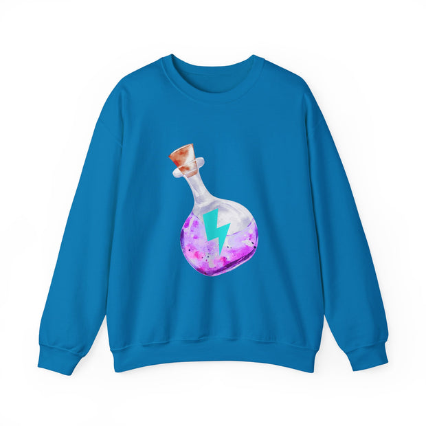 Magical Energy Purple Potion Unisex Crewneck Sweatshirt