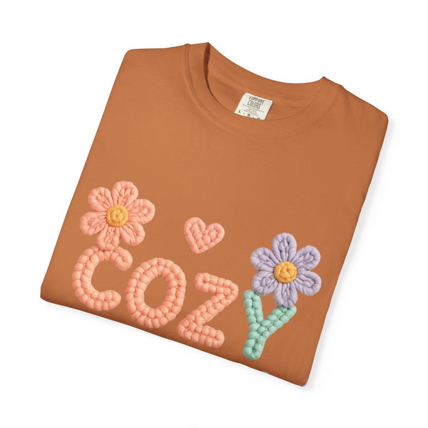 Cozy Vibes T-shirt - Unisex Garment-Dyed