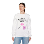 'I Am A Woman In STEM' Engineer Unisex Crewneck Sweatshirt