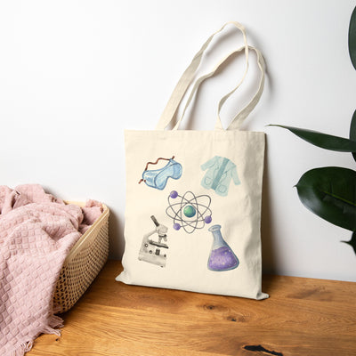 Lab Life Cotton Canvas Tote Bag