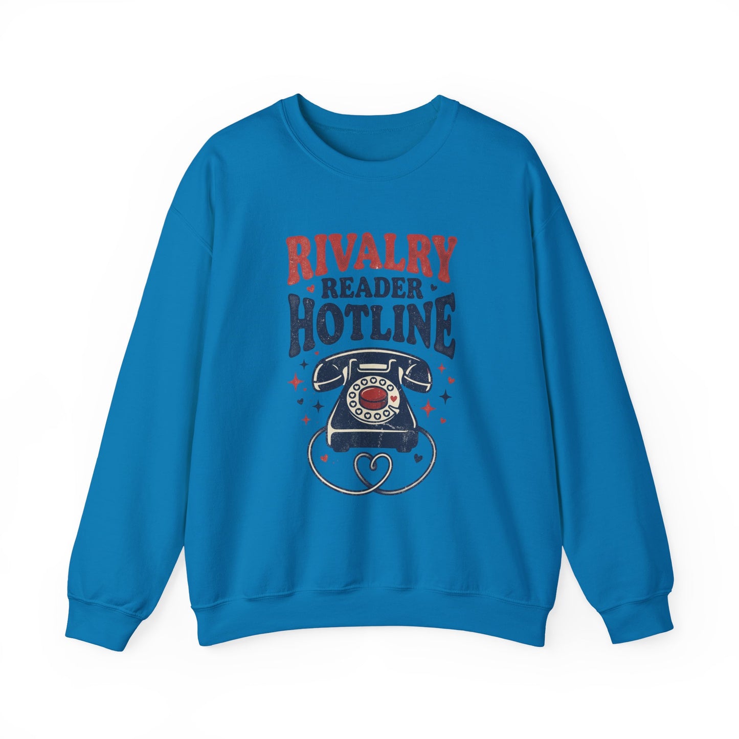 Rivalry Reader Hotline Sweatshirt, Hockey Romance Booktok Crewneck, Sports Romance Reader Pullover